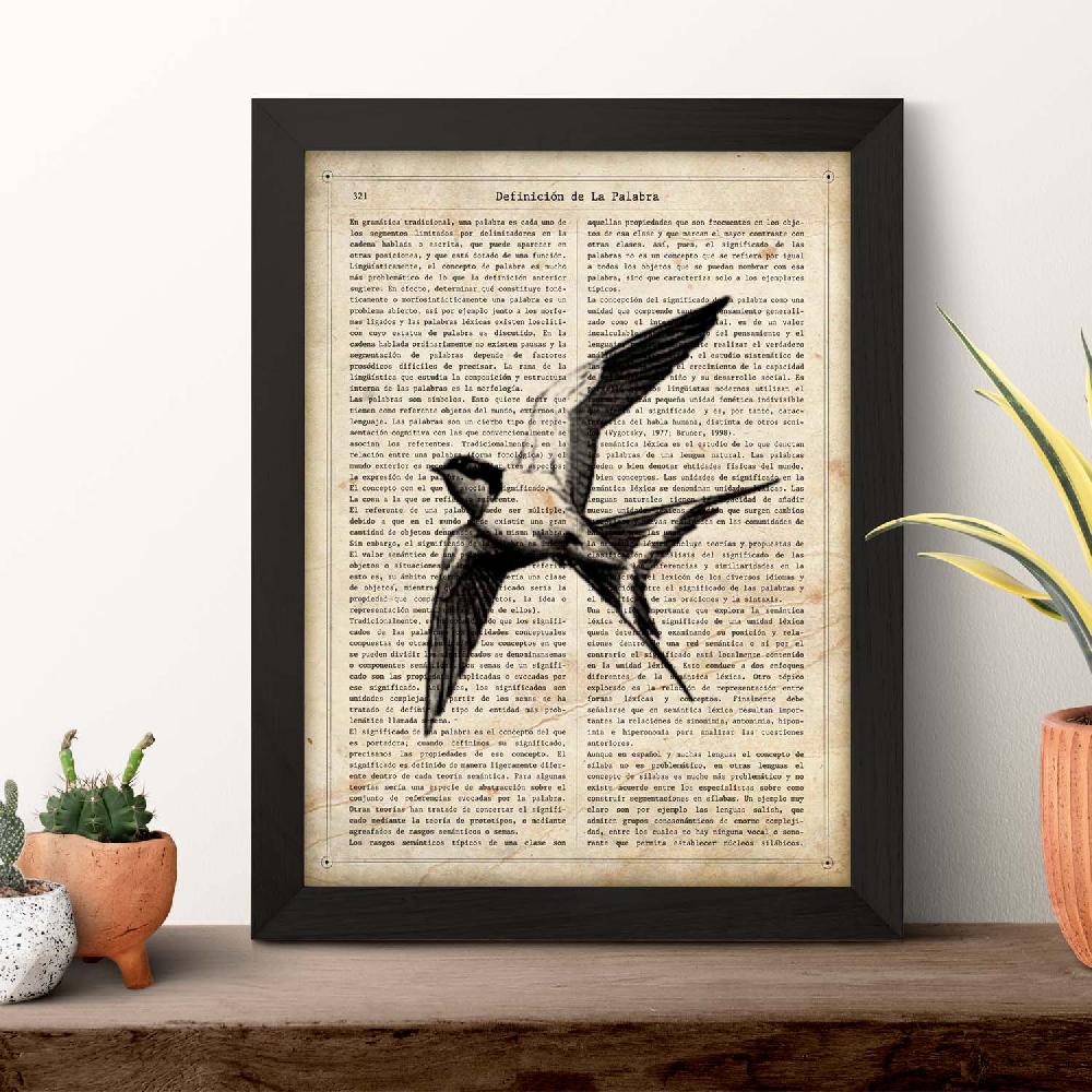 Nacnic Poster Vintage De Golondrina