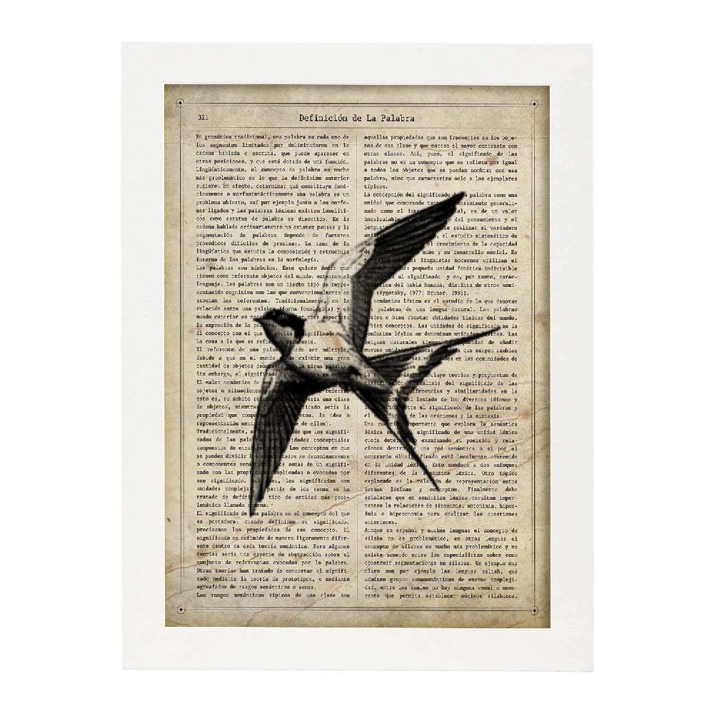 Nacnic Poster Vintage De Golondrina
