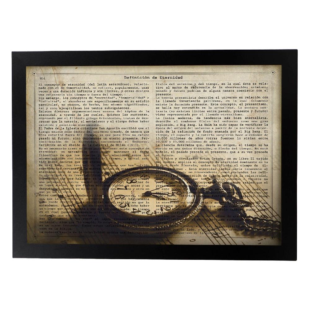 Nacnic Poster Vintage De Reloj De Bolsillo