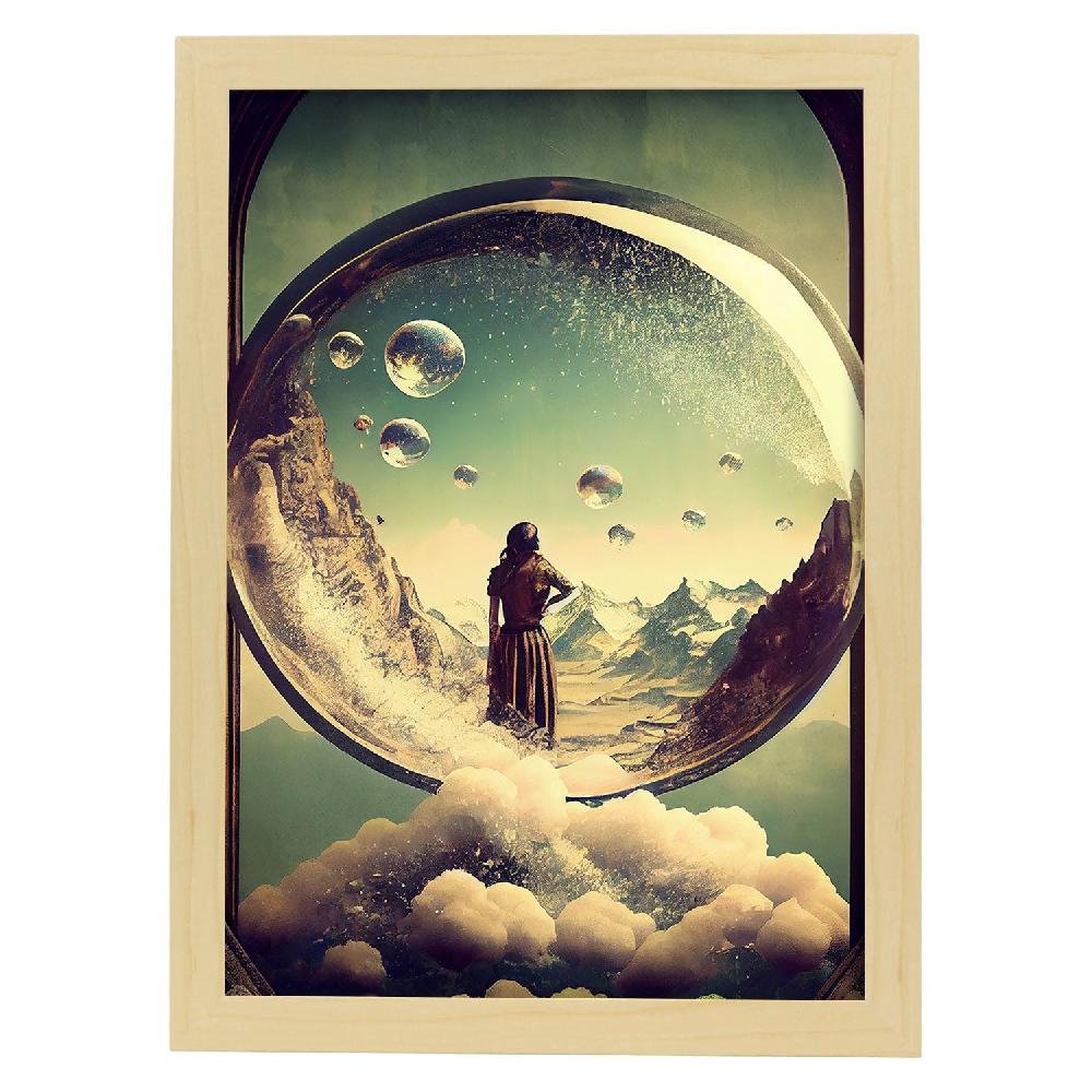 Nacnic Nacnic Poster Vintage Extrañas 157 De Arte Estético