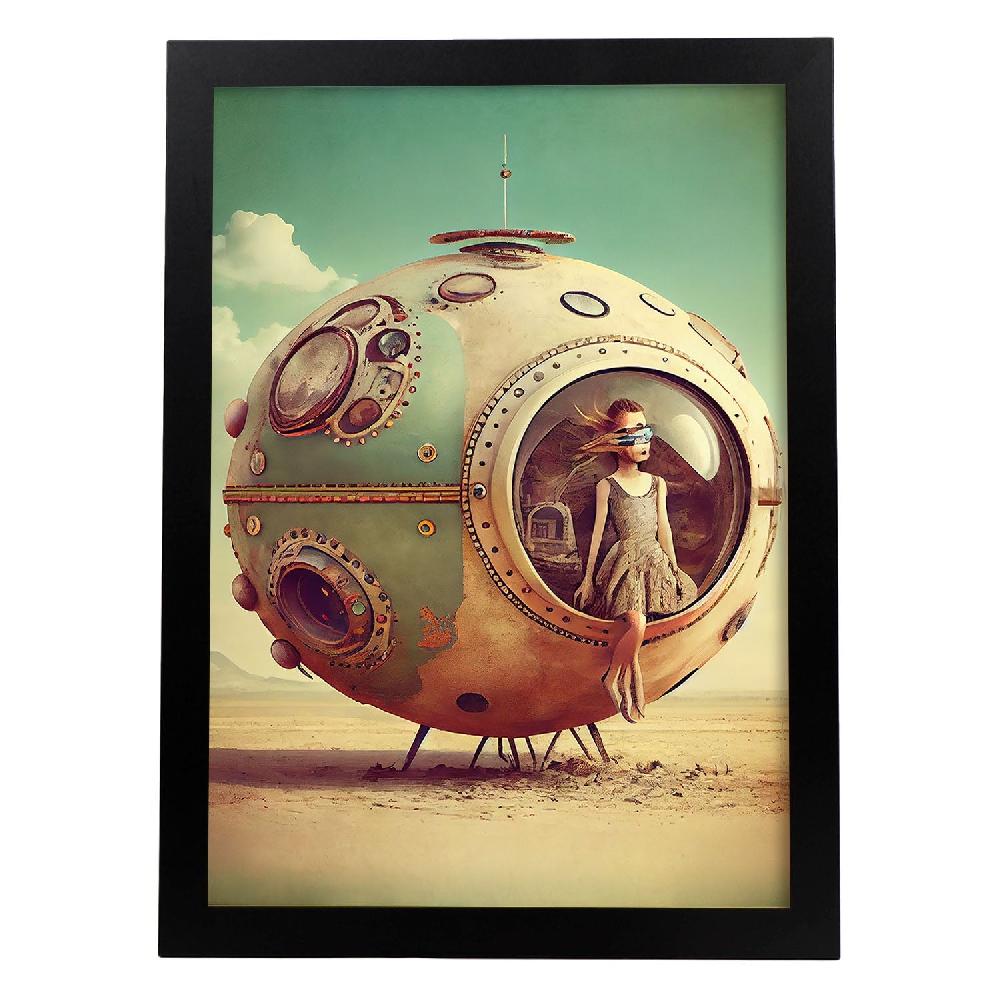 nacnic Nacnic Póster Vintage Infinitas Posibilidades 131 para Dormitorio o Sala de Estar