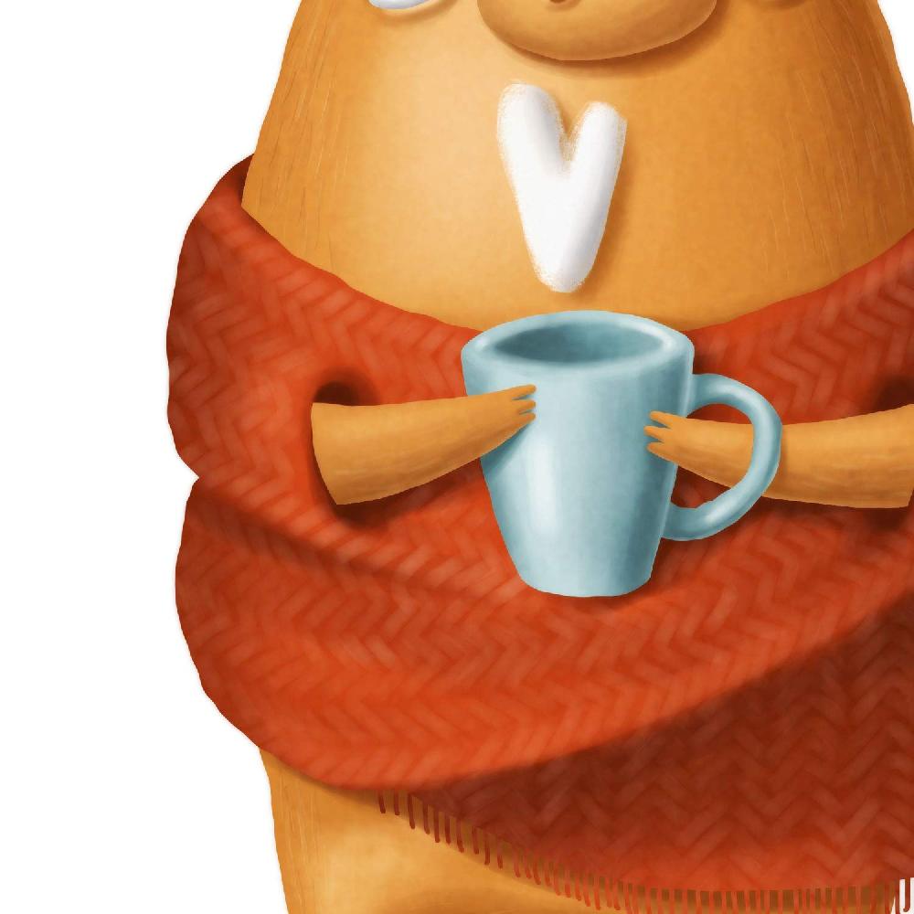 Nacnic Set De 2 Láminas De Osos Abrazo Y Café