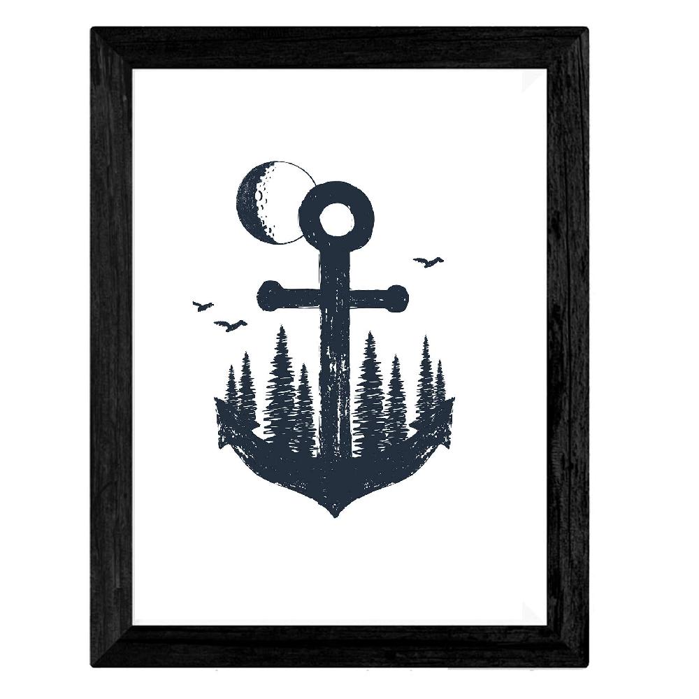 Nacnic Set De 4 Láminas Bosque Pajaros