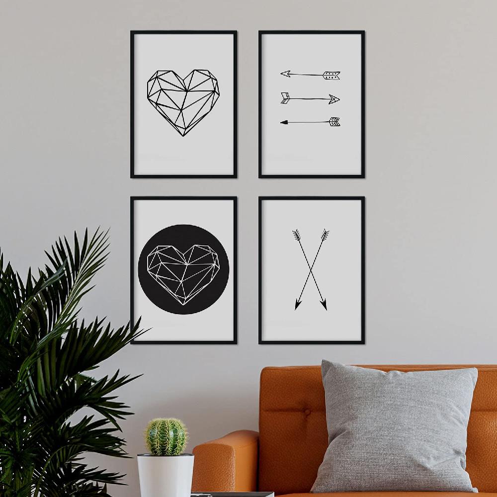 Nacnic Set De 4 Láminas De Formas Geométricas