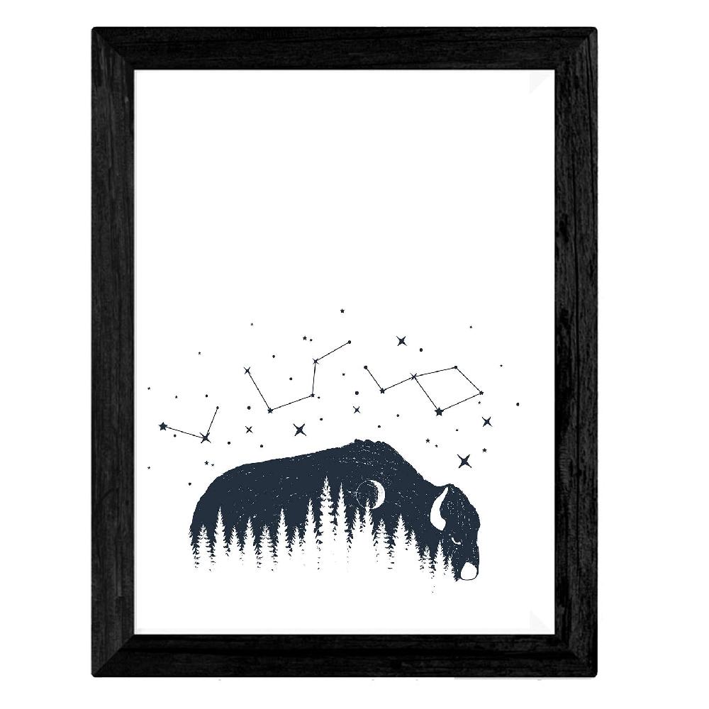 Nacnic Set De 4 Láminas Marino Bosque