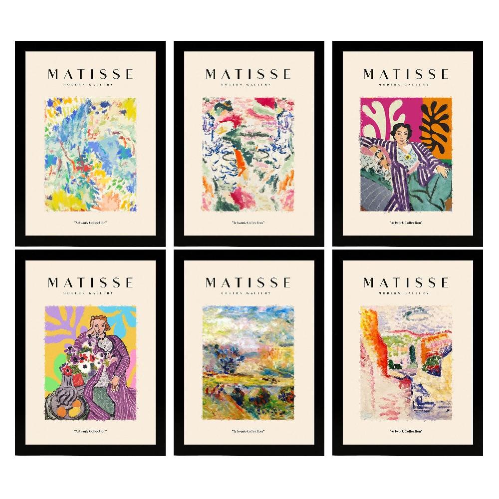 Nacnic Nacnic Set De 6 Láminas Artísticas Matisse Modelo Pueblos