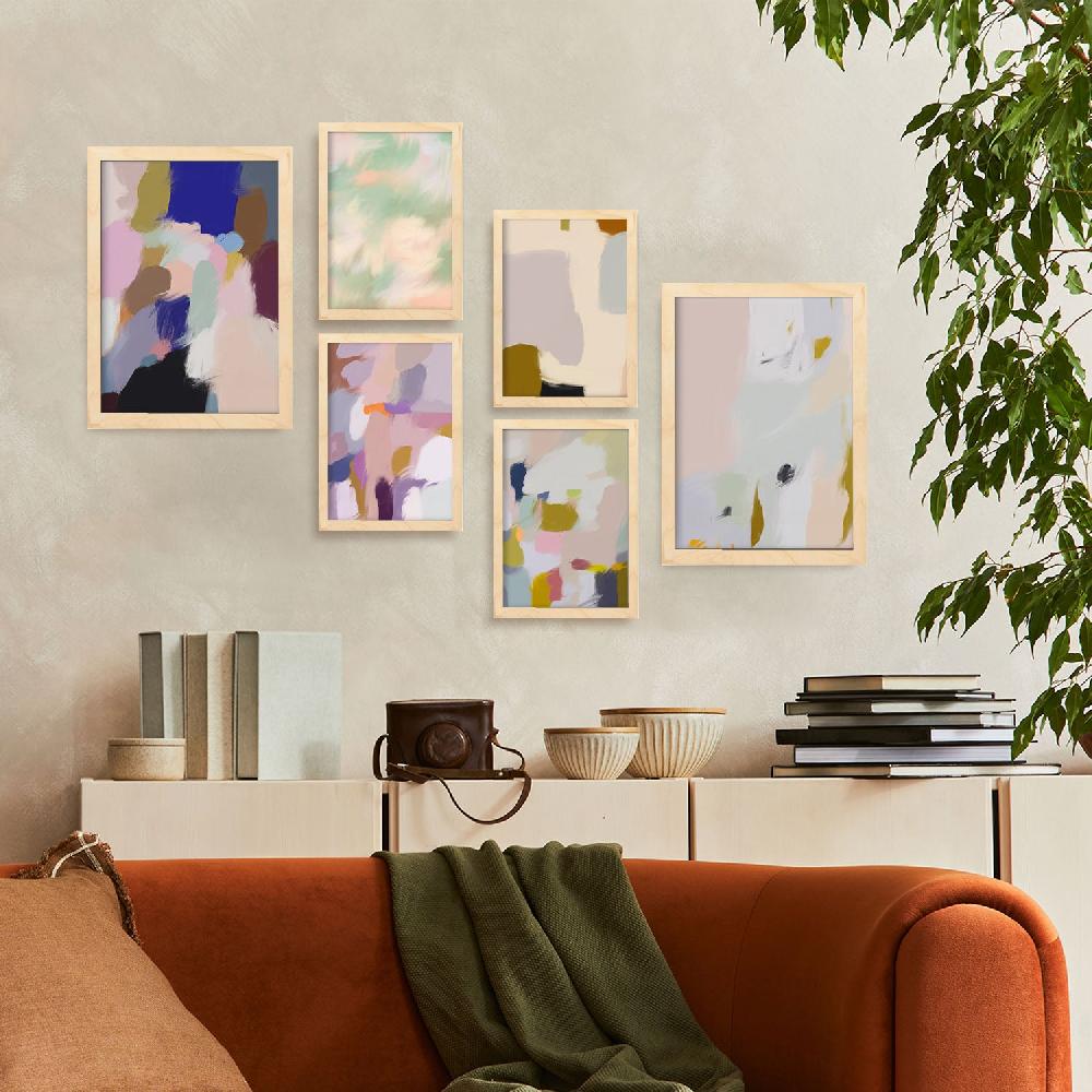 Nacnic Nacnic Set De 6 Láminas De Resúmenes En Colores Stokes