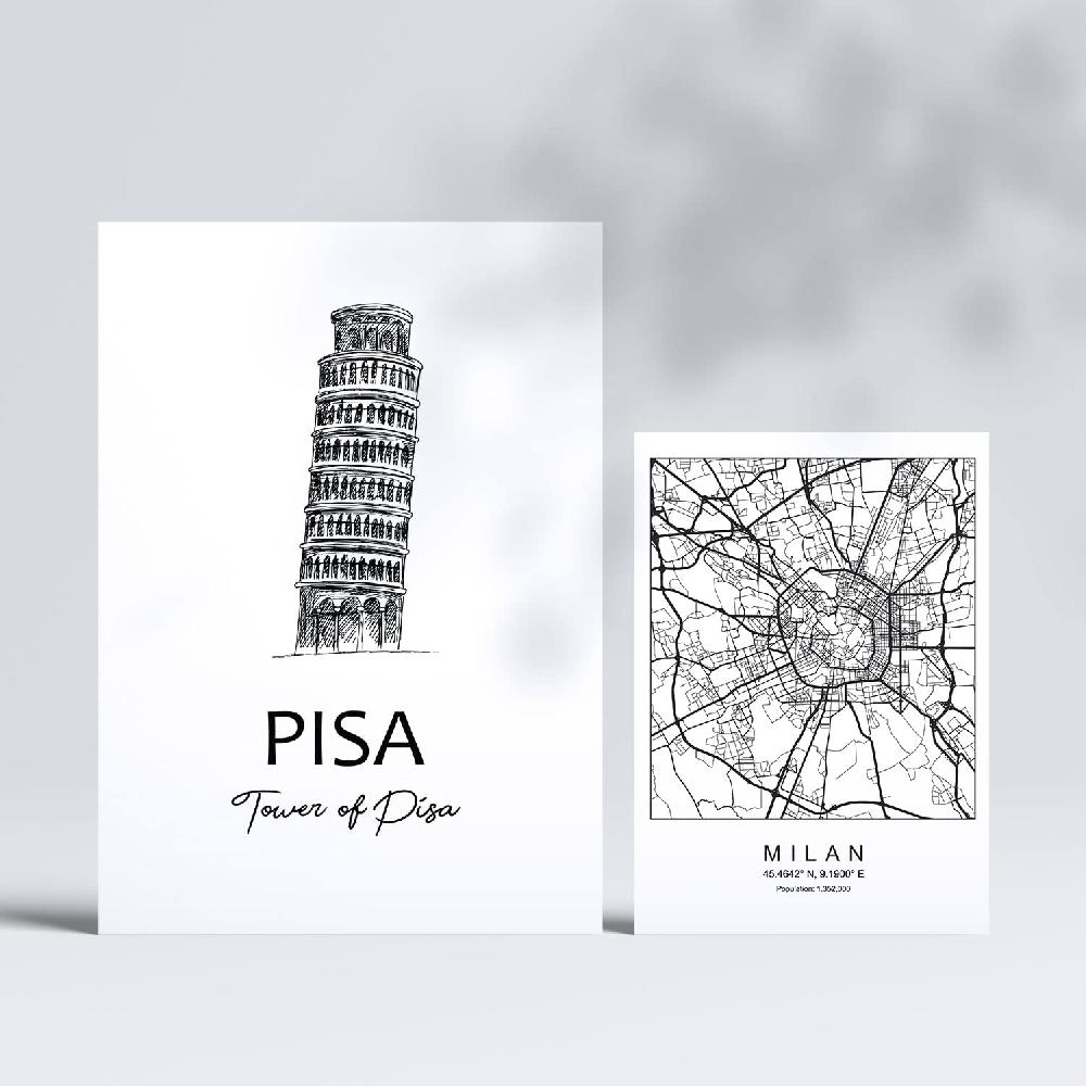 Nacnic Set De 6 Láminas Estilo Nórdico De Italia