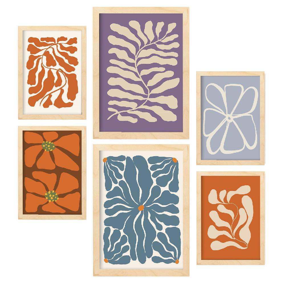 Nacnic Nacnic Set De 6 Posters Inspirados En Matisse