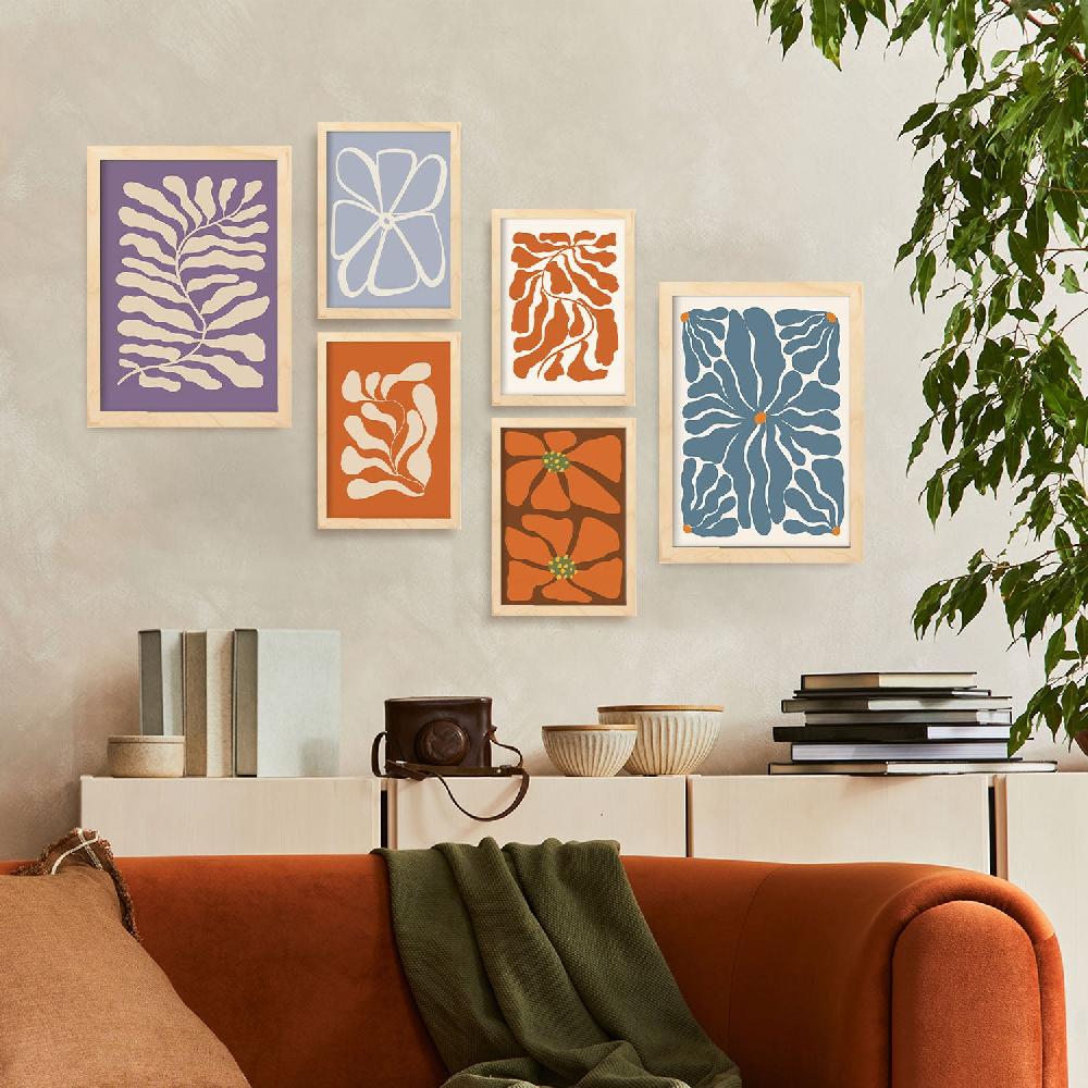 Nacnic Nacnic Set De 6 Posters Inspirados En Matisse