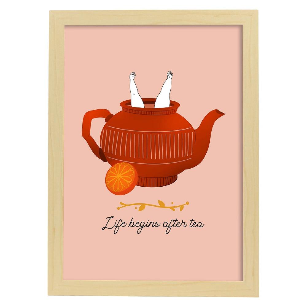 Nacnic Set De Láminas Amantes Del Té Y Café