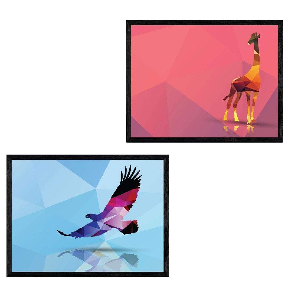 nacnic Set de Láminas Animales Geométricos