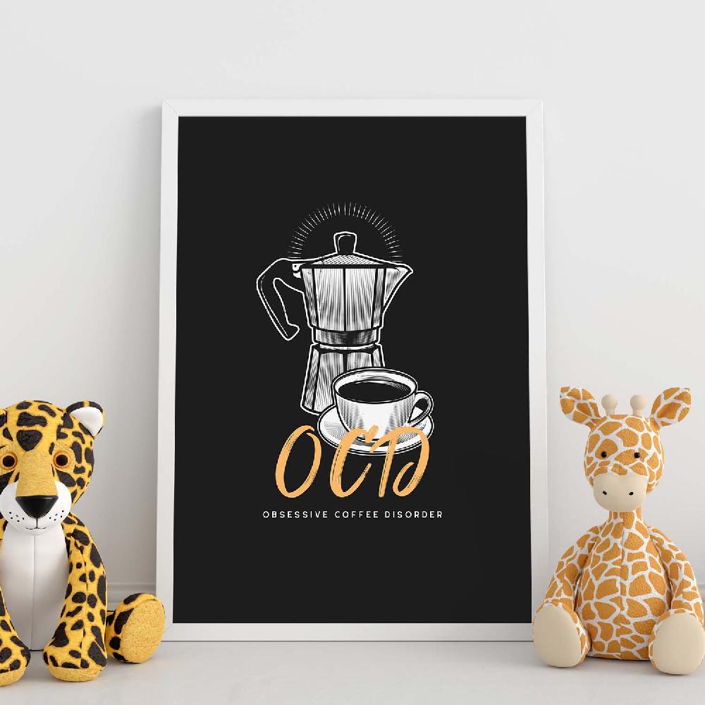 Nacnic Set De Láminas Cafetero Compulsivo