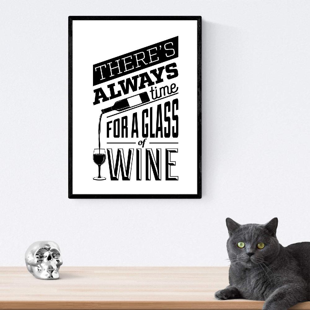 Nacnic Set De Láminas De Vino Blanco Y Negro