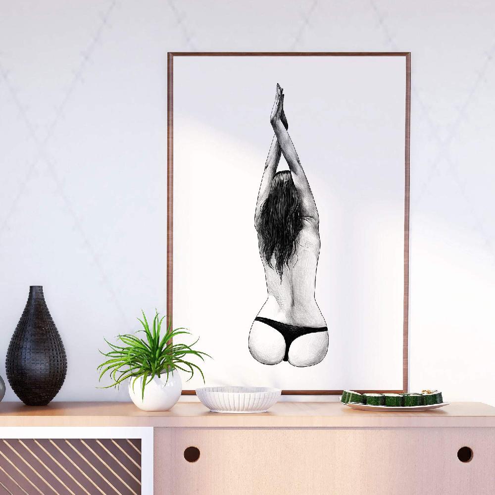 Nacnic Set De Láminas Eróticas De Cuerpo Femenino