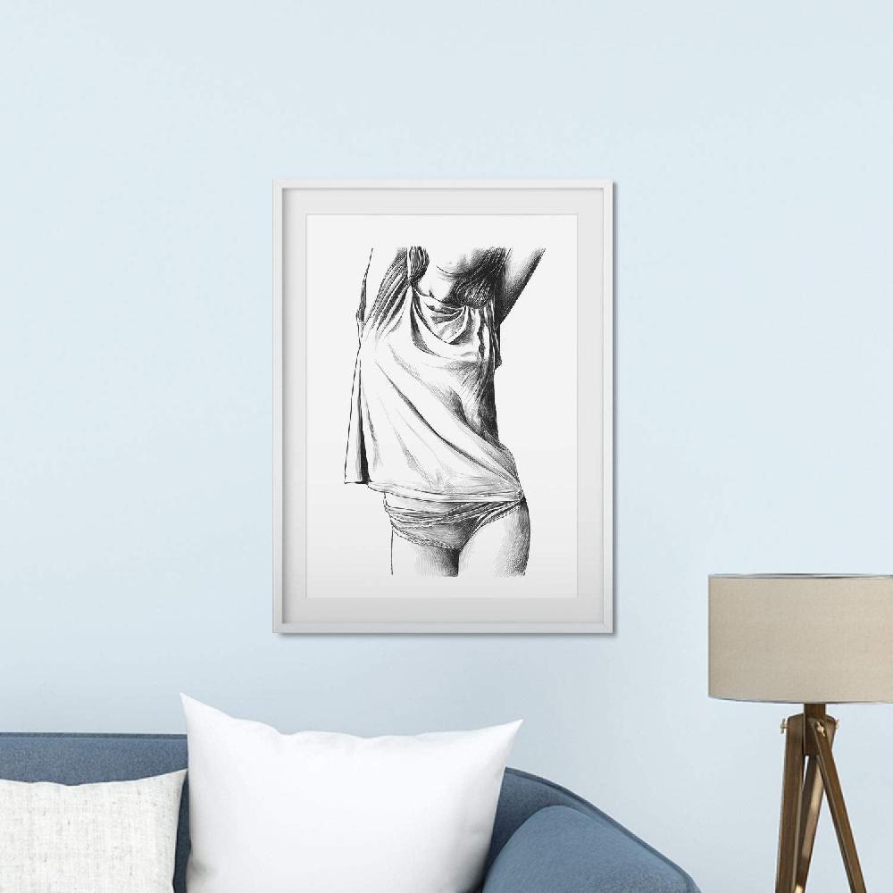 Nacnic Set De Láminas Eróticas De Cuerpo Femenino
