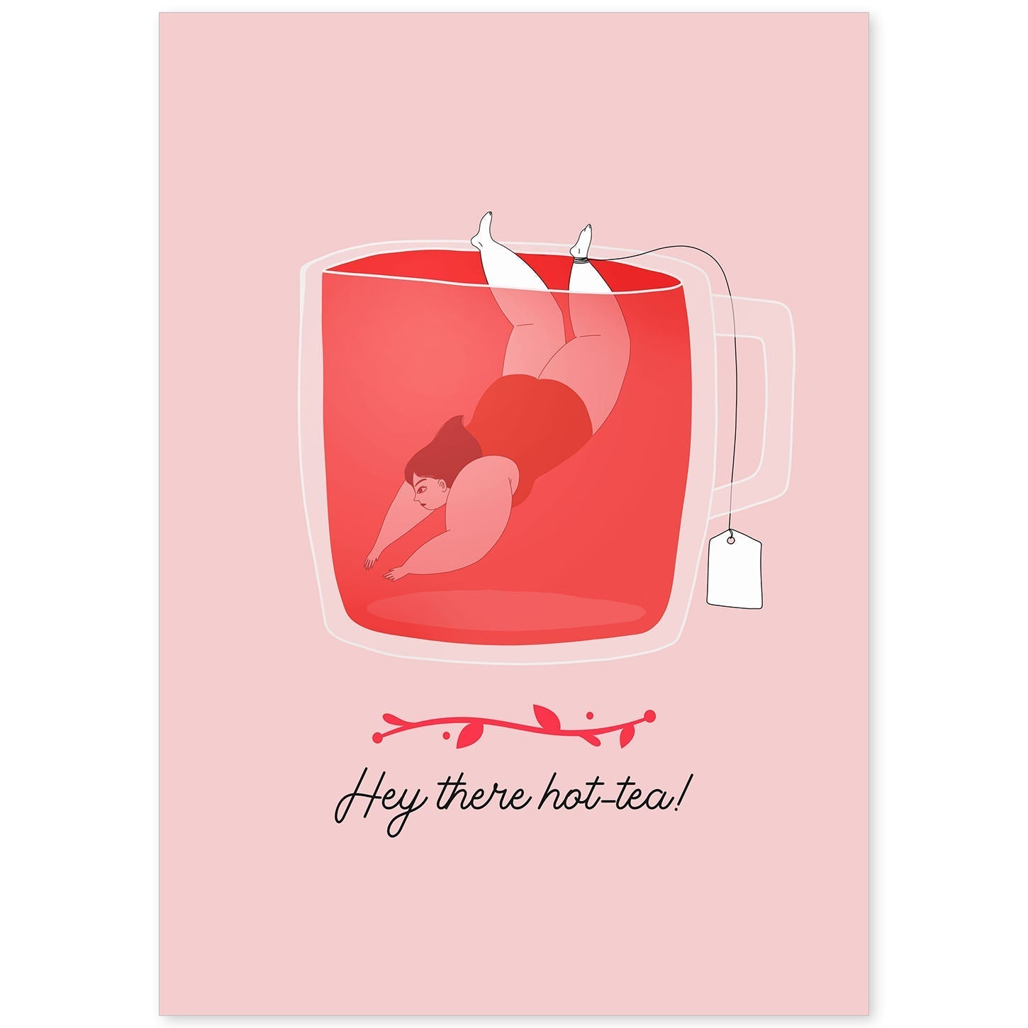nacnic Set de láminas ilustraciones de Té y Café