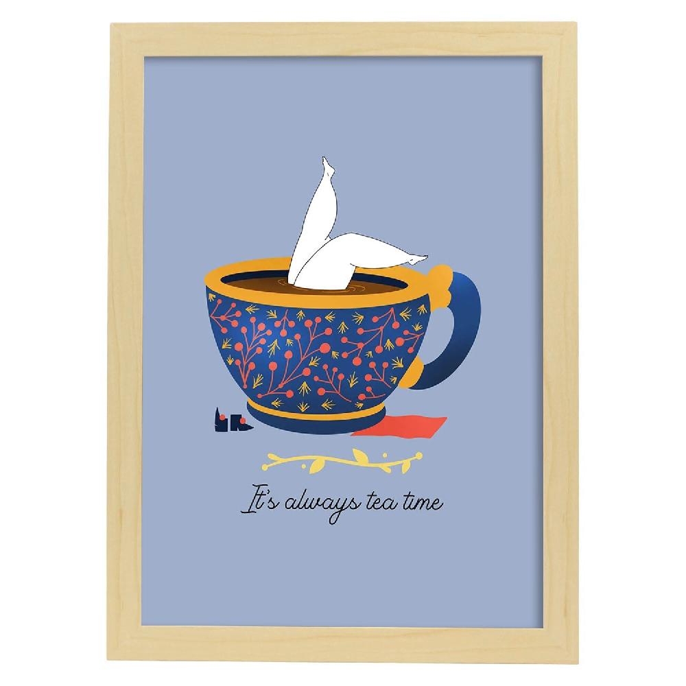 Nacnic Set De Láminas Ilustradas De Té Y Café