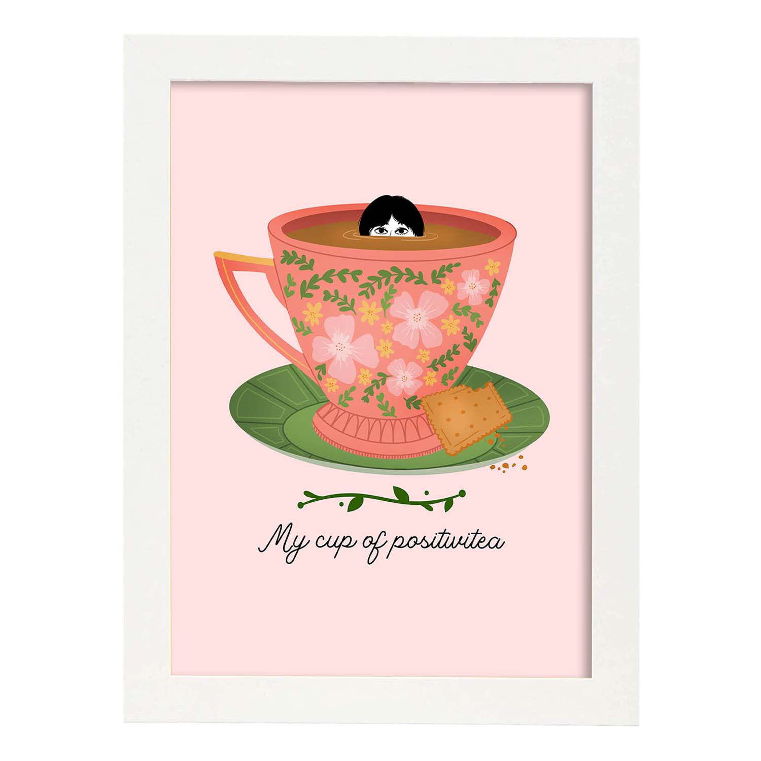 Nacnic Set De Láminas Ilustradas De Té Y Café