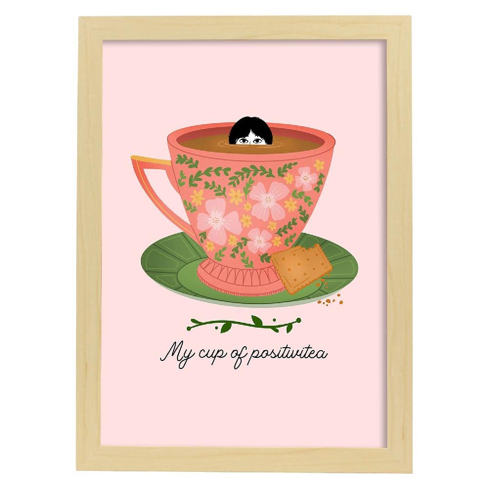 Nacnic Set De Láminas Ilustradas De Té Y Café