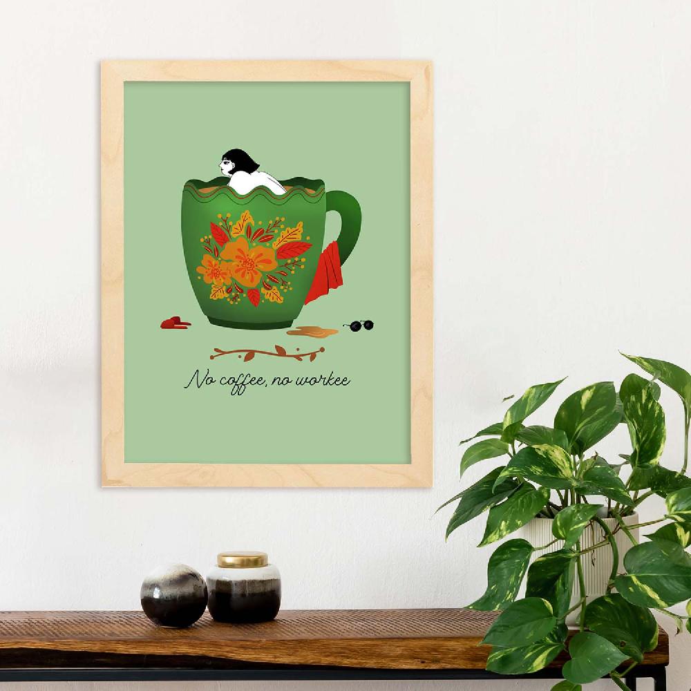 Nacnic Set De Láminas Para Amantes Del Café Y Té
