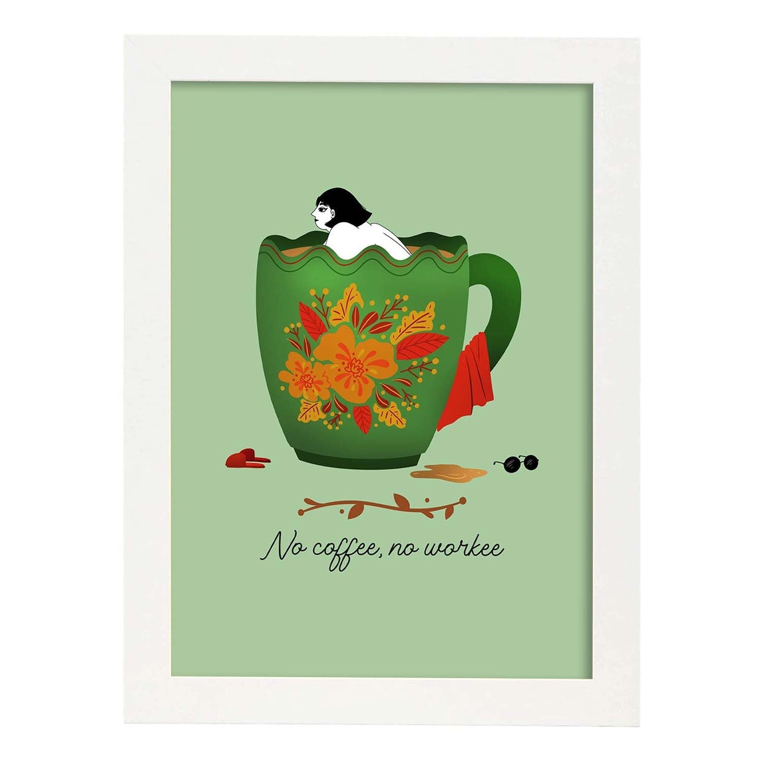 Nacnic Set De Láminas Para Amantes Del Café Y Té