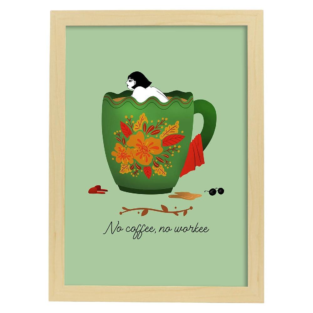 Nacnic Set De Láminas Para Amantes Del Café Y Té