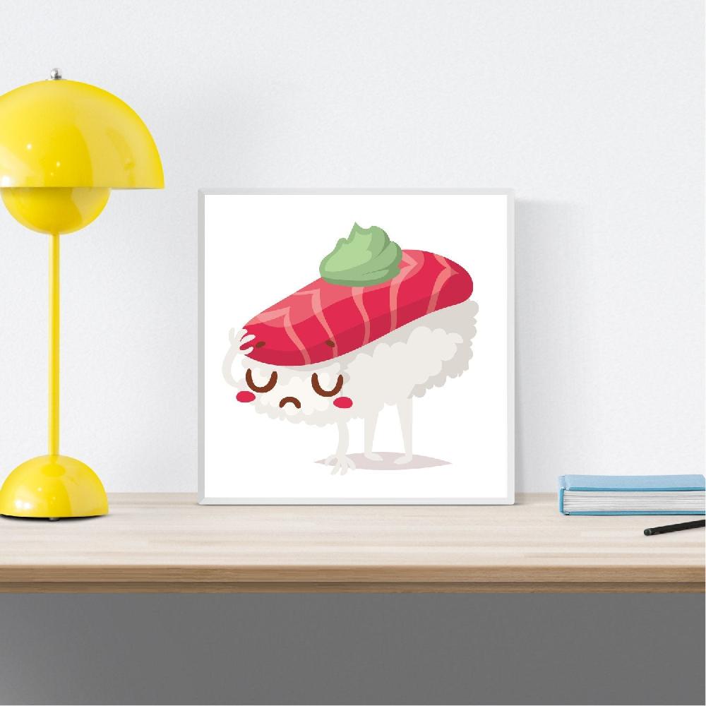 Nacnic Set De Tres Láminas De Sushi