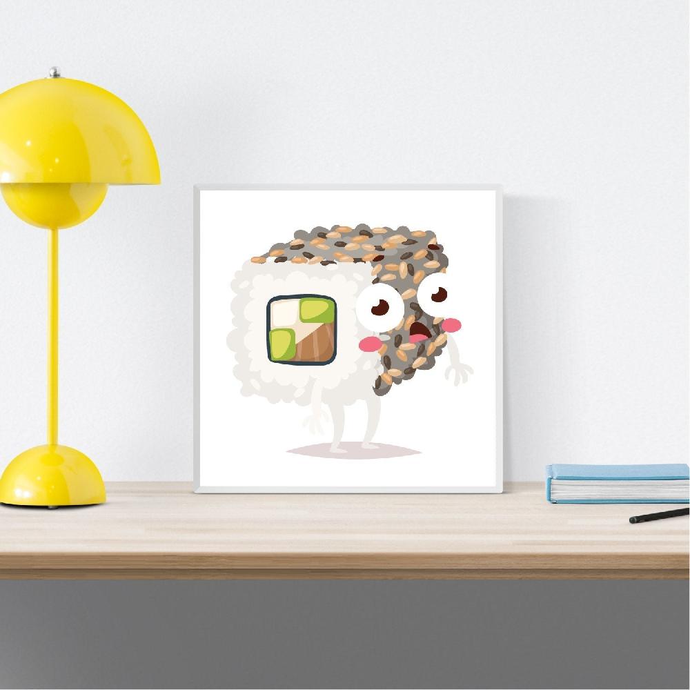 Nacnic Set De Tres Láminas De Sushi