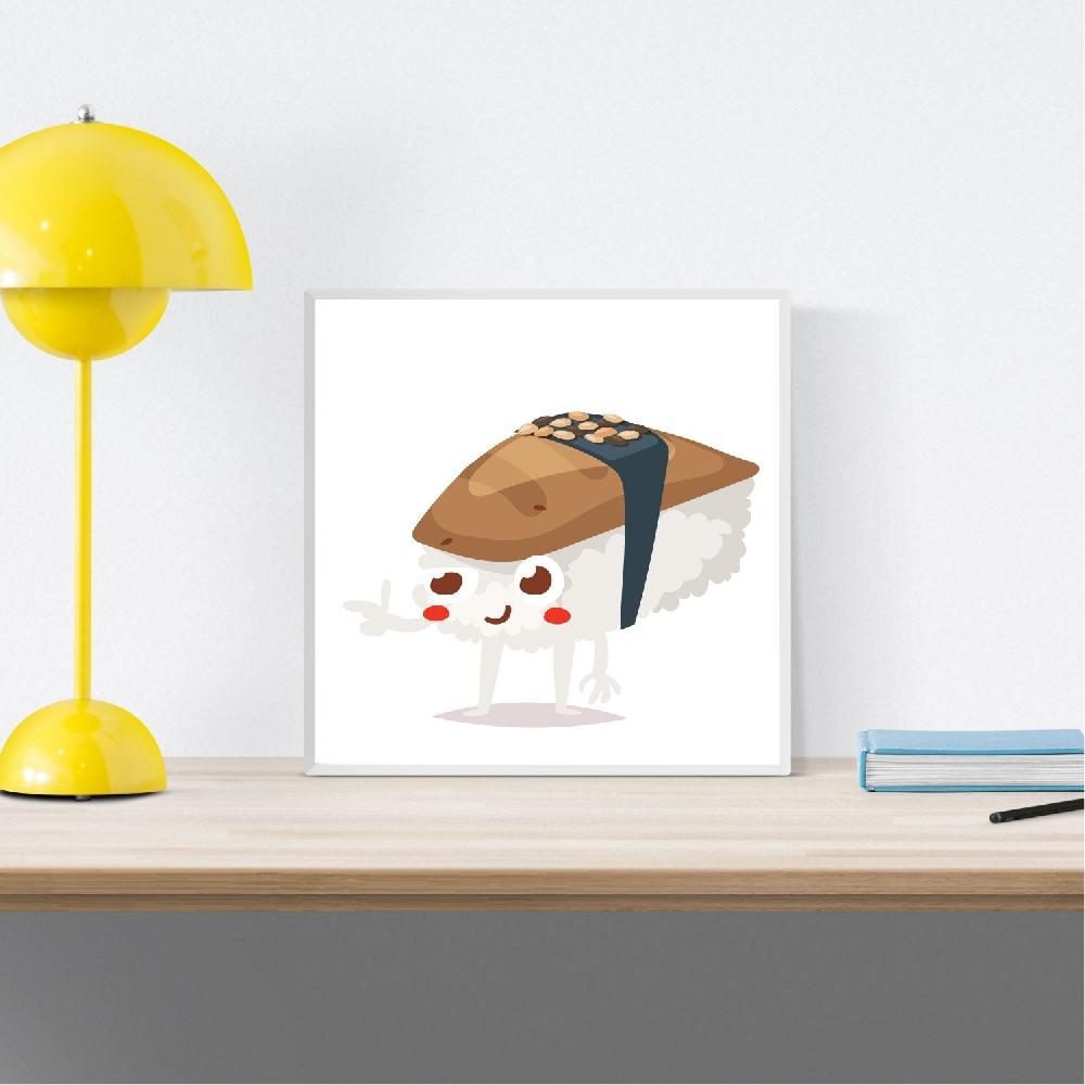 Nacnic Set De Tres Láminas De Sushi