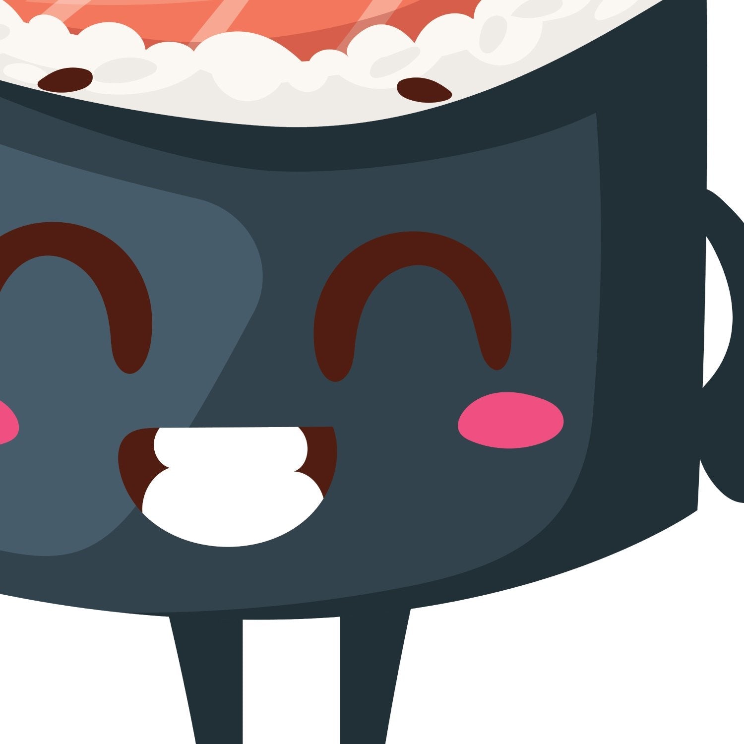 Nacnic Set De Tres Láminas Sushi