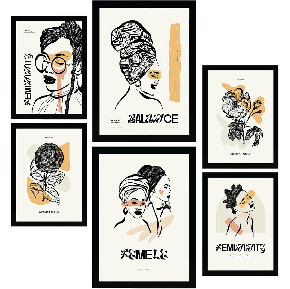 nacnic Thick Black Ink Posters. Black Power