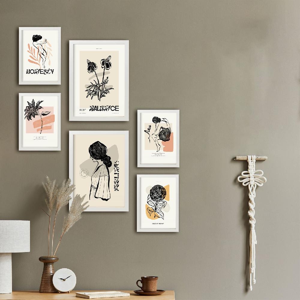 Nacnic Thick Black Ink Posters. Feelings