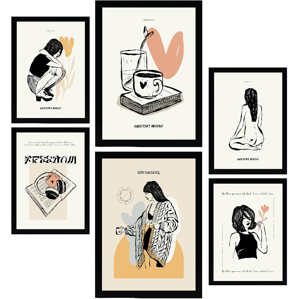 nacnic Thick Black Ink Posters. Love