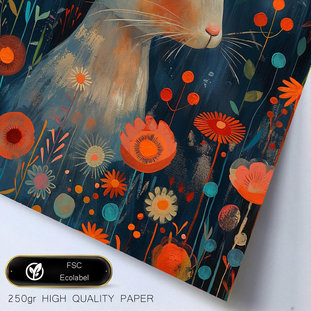 Nacnic Nature And Animals. Rabbit Butterfly Squirrel Deer By Rosina Wachtmeister