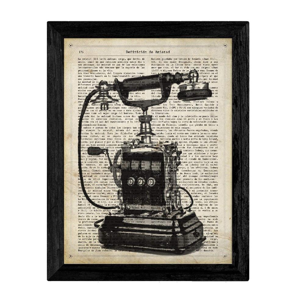 Nacnic Pack De 4 Láminas Vintage De Fotografía Emociones Amistad Y Comunicación