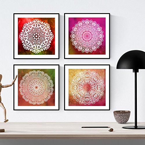 nacnic Pack de 5 láminas de Mandalas GRATITUD de Nacnic