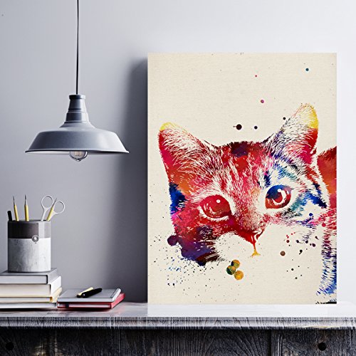 Nacnic Pack De Láminas Acuarela De Gatos De Alta Calidad