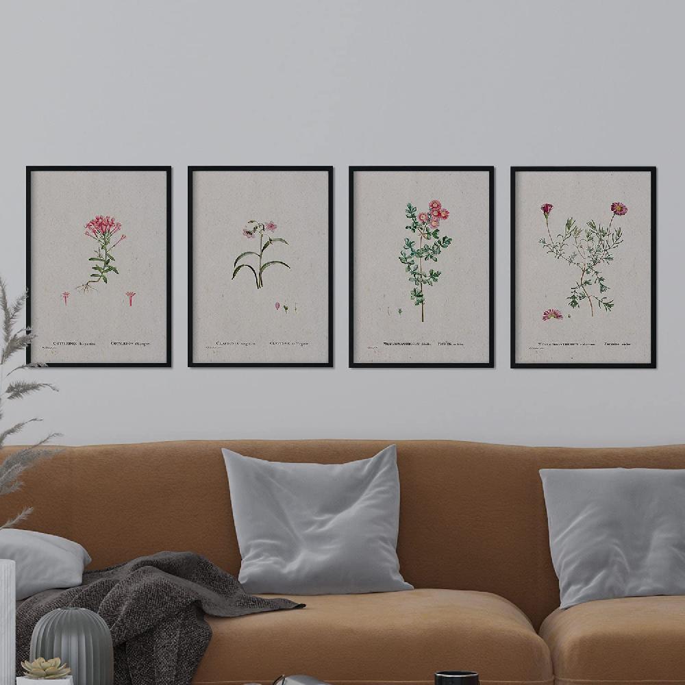 Nacnic Pack De Láminas Acuarelas Flores Rosas De Pierre-Joseph Redouté