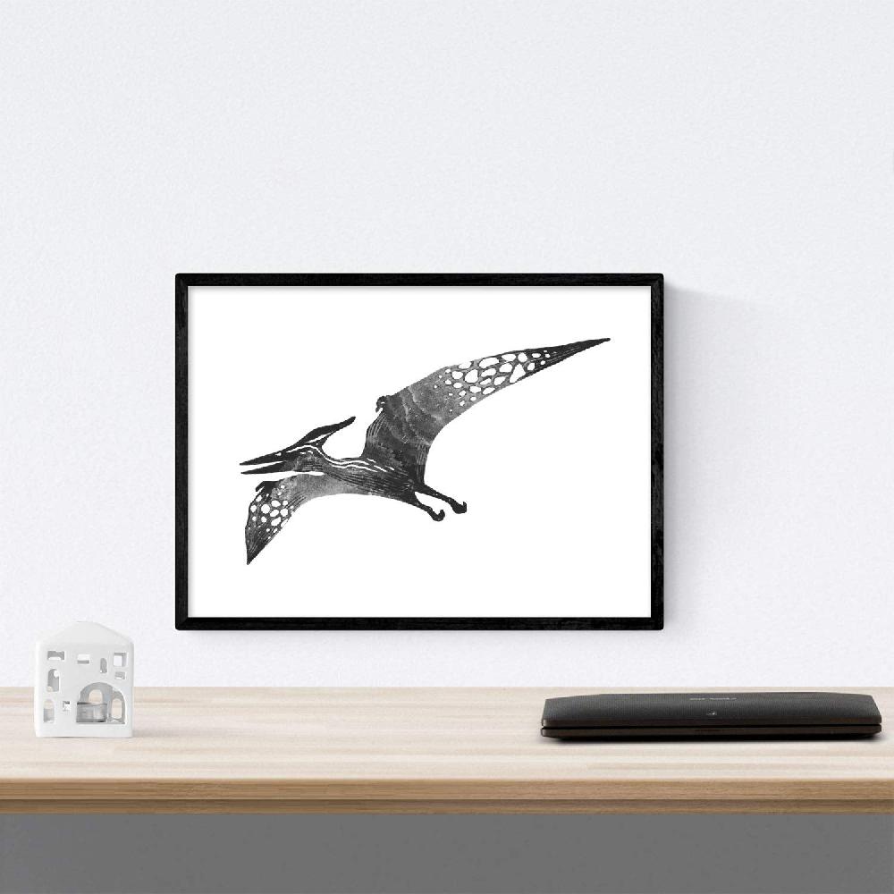 Nacnic Pack De Láminas De Dinosaurios En Blanco Y Negro Para Niños