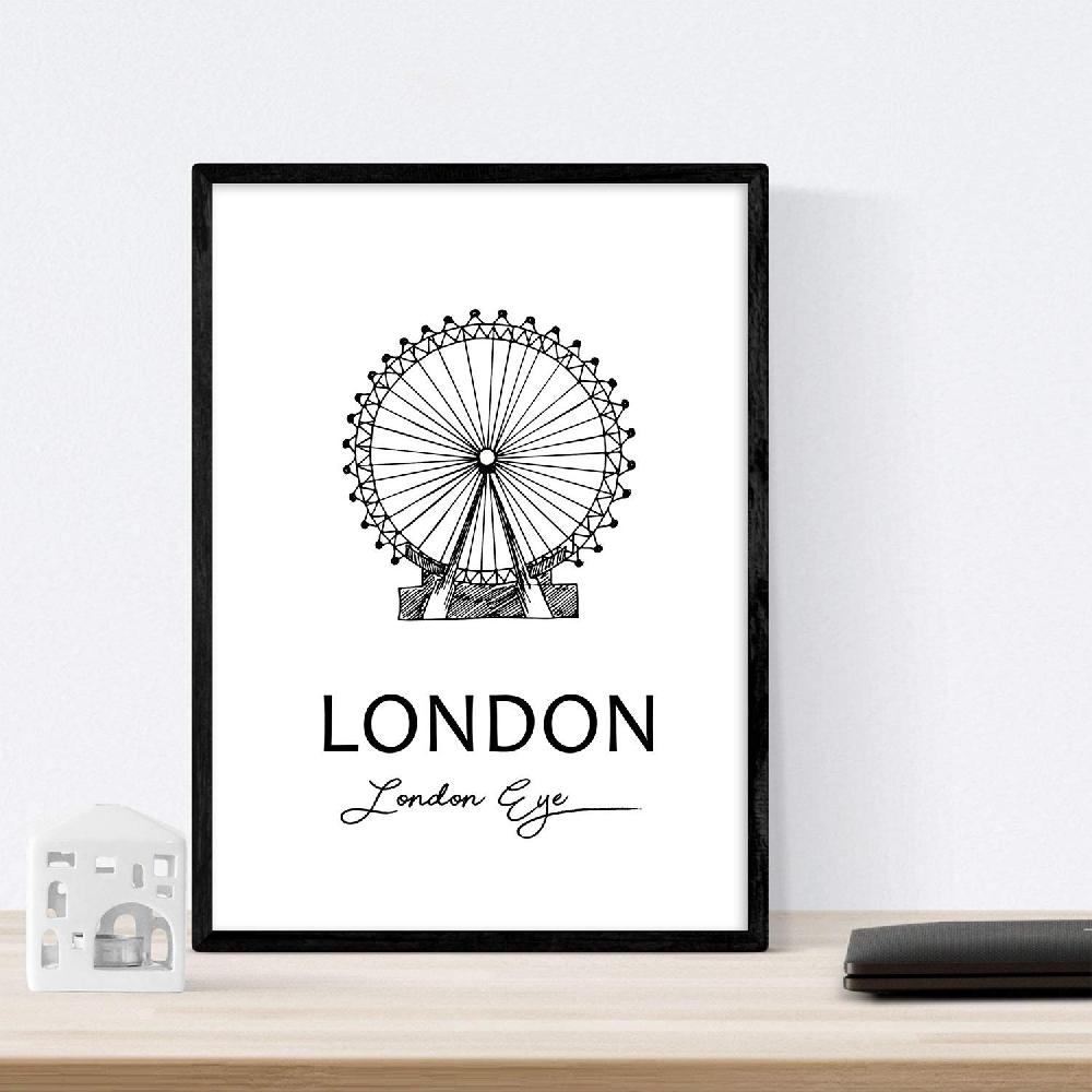 Nacnic Pack De Láminas De Monumentos De Londres - El Ojo