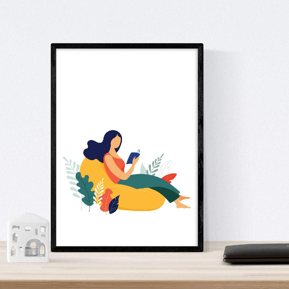 Nacnic Pack De Láminas De Mujeres Diarias Y Sus Actividades