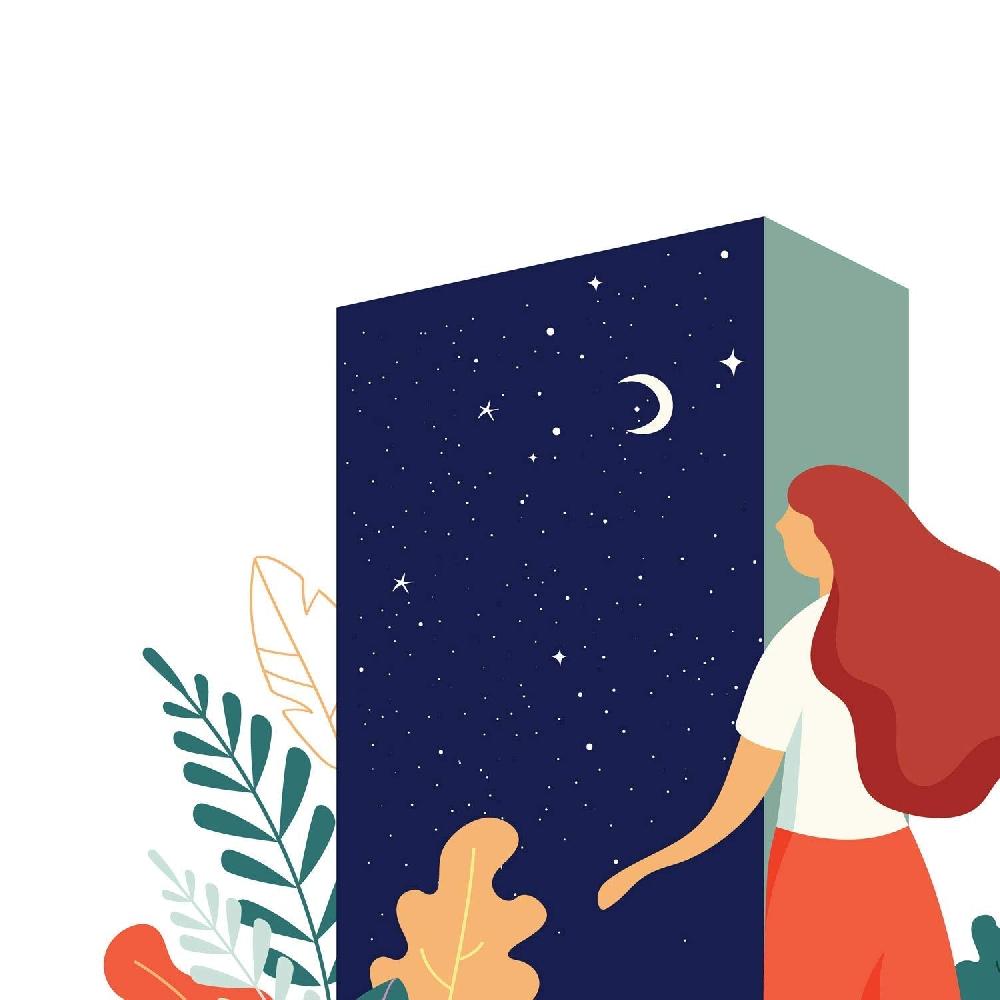 Nacnic Pack De Láminas De Mujeres Nocturnas Con Estrellas