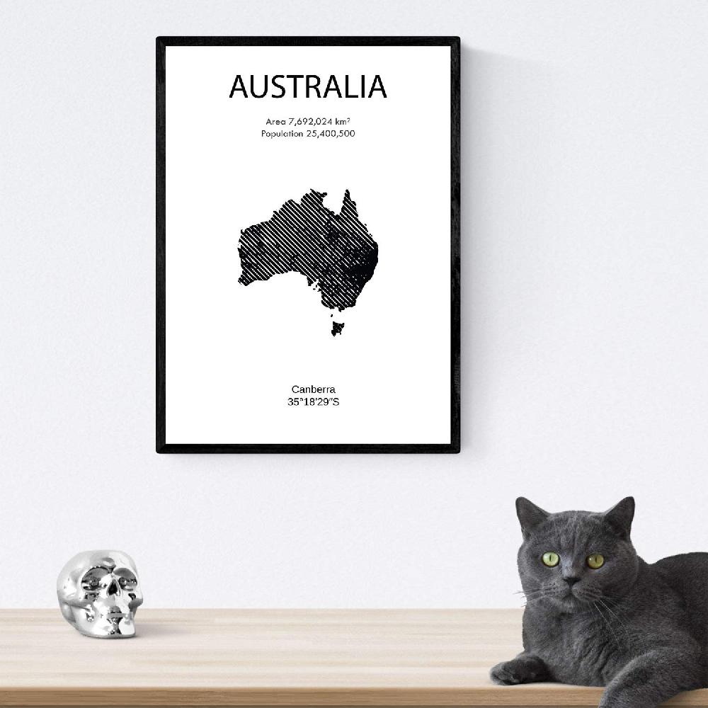 Nacnic Pack De Láminas De Sidney Y Australia Con Monumento Harbour Bridge