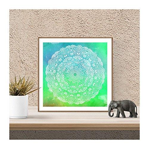 Nacnic Pack De Láminas Nueva Vida Con Imágenes De Mandalas