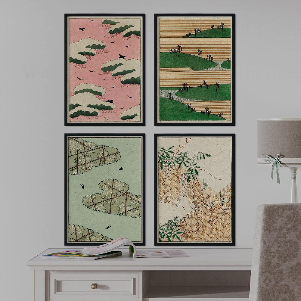 Nacnic Pack De Láminas Vintage Japonesa Shin Bijutsukai