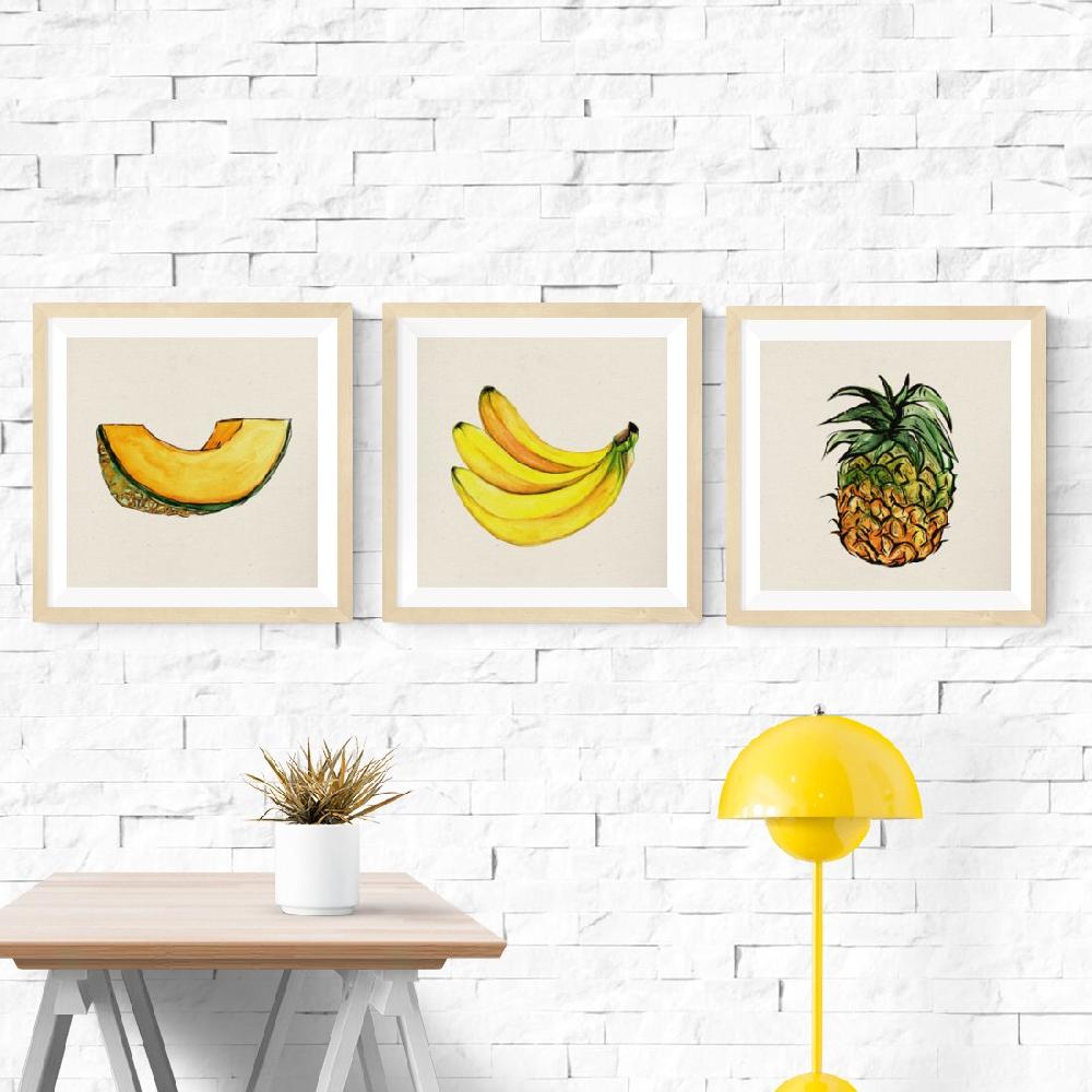 nacnic Pack Láminas El Poder del Potasio con Imágenes de Frutas