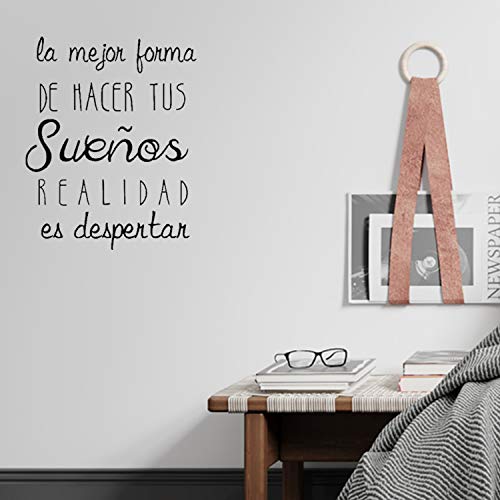 Nacnic Pegatina De Pared Con Frase Motivadora En Español Y Oficina