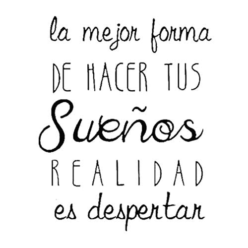 Nacnic Pegatina De Pared Con Frase Motivadora En Español Y Oficina