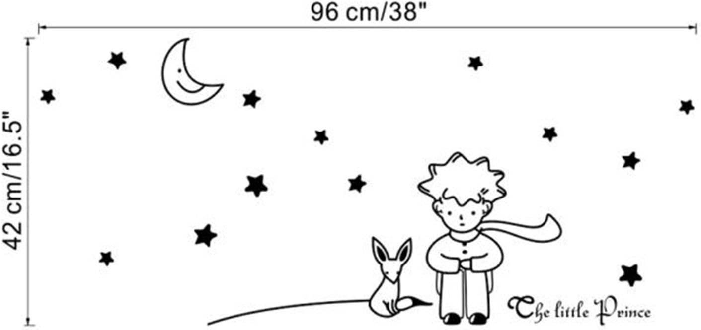 Nacnic Pegatina De Pared De El Principito Estrellas Luna Niños Decoración Del Hogar Navidad